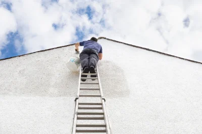Peinture extérieure au Pizou — façades et ravalement